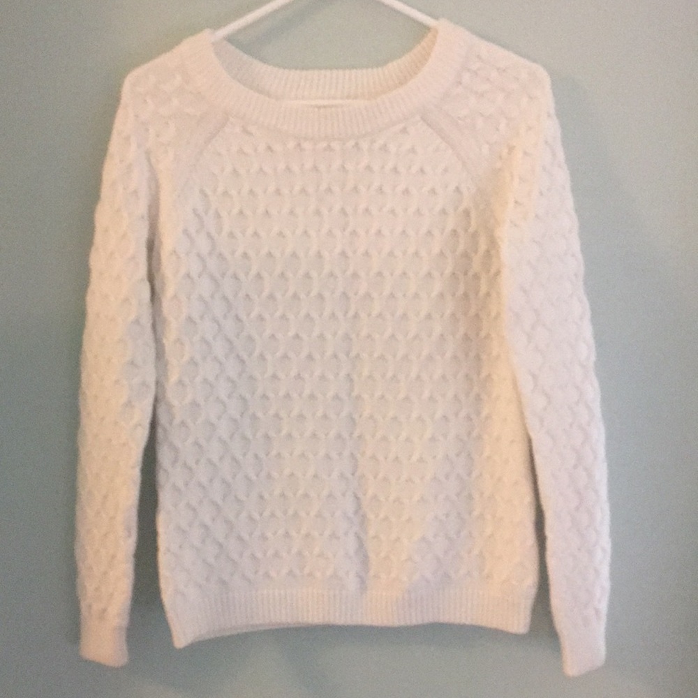 Old Navy Mid-Weight Ivory Sweater